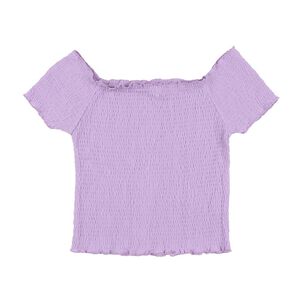 Polera Crop Panal Manga Corta Cuello Cuadrado Mujer Freedom