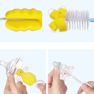 Set De Limpieza Tetinas Chupetes Mamaderas Biberon Tete