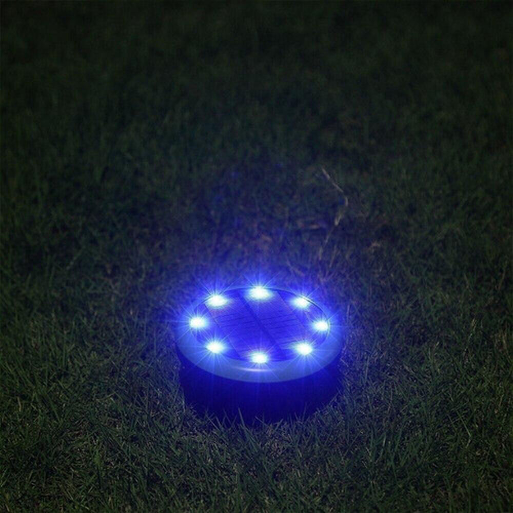 Set 4 Focos Led Carga Solar Para Jardín Con Estaca image number 4.0