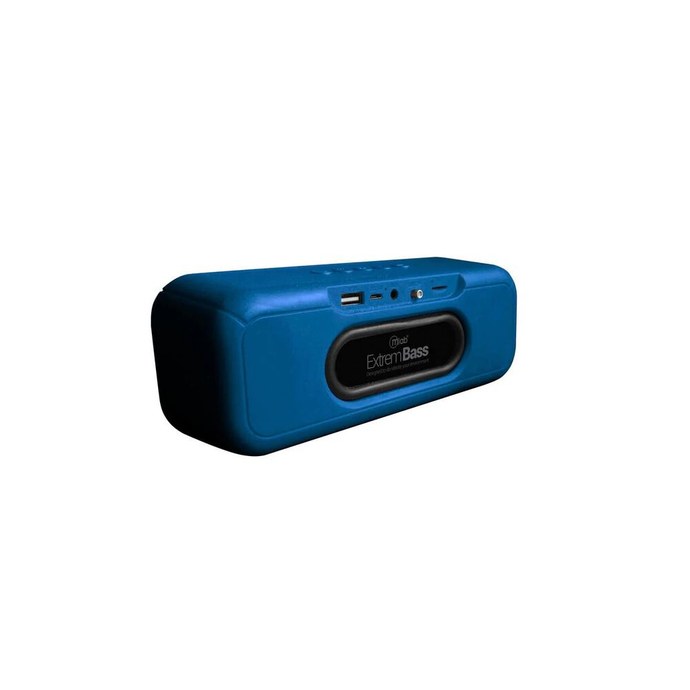 Parlante Port&aacute;til Bluetooth Extrem Bass Tws Azul - Mlab image number 1.0
