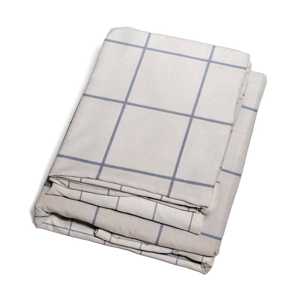 Juego De S&aacute;banas Nautica 4 Piezas Microfibra 2 Plazas Dise&ntilde;o A Cuadros Blanco image number 2.0