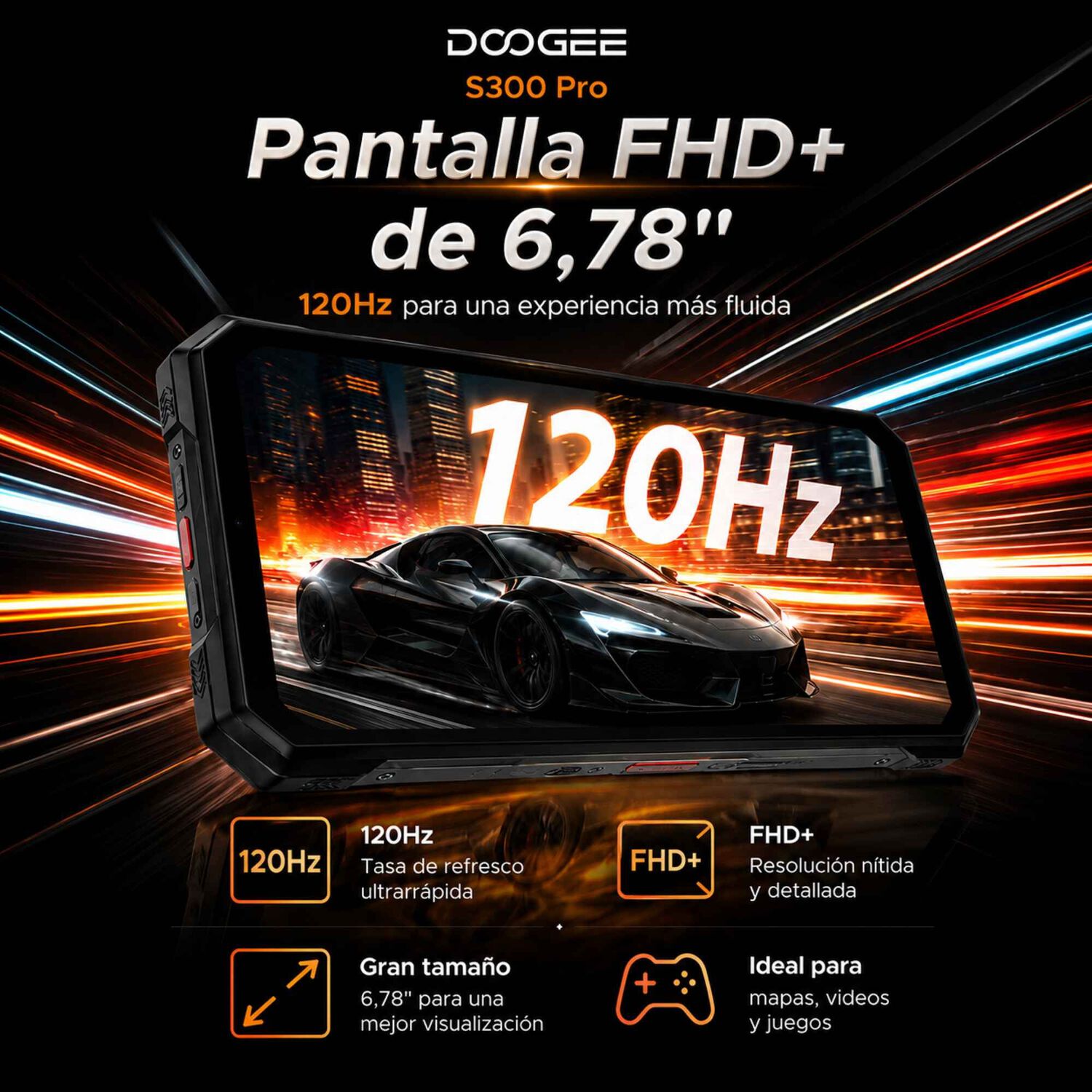 Doogee S300 Pro | Tel&eacute;fono Rugged 5g 11000mah Y C&aacute;mara 200mp image number 8.0