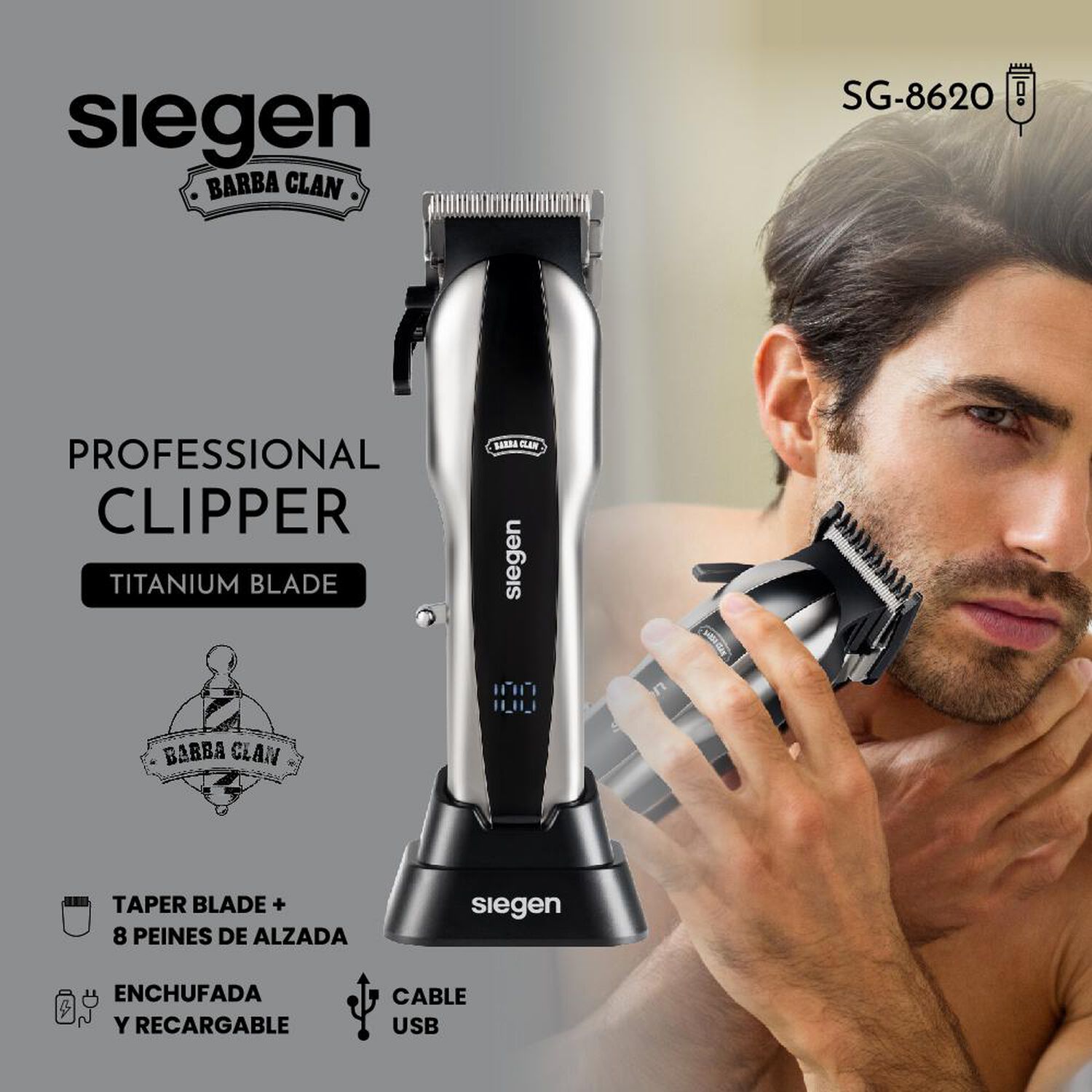 Corta Pelo Siegen SG-8620 image number 3.0