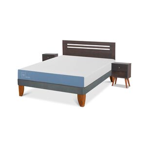 Cama Europea Cic Excellence / 2 Plazas / Base Normal + Set De Maderas