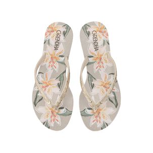 Sandalia Mujer Beige Flor Rast Grendha