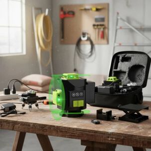 Nivel L&aacute;ser Verde, 4d 16 L&iacute;neas 360 Nivelaci&oacute;n Autom&aacute;tica