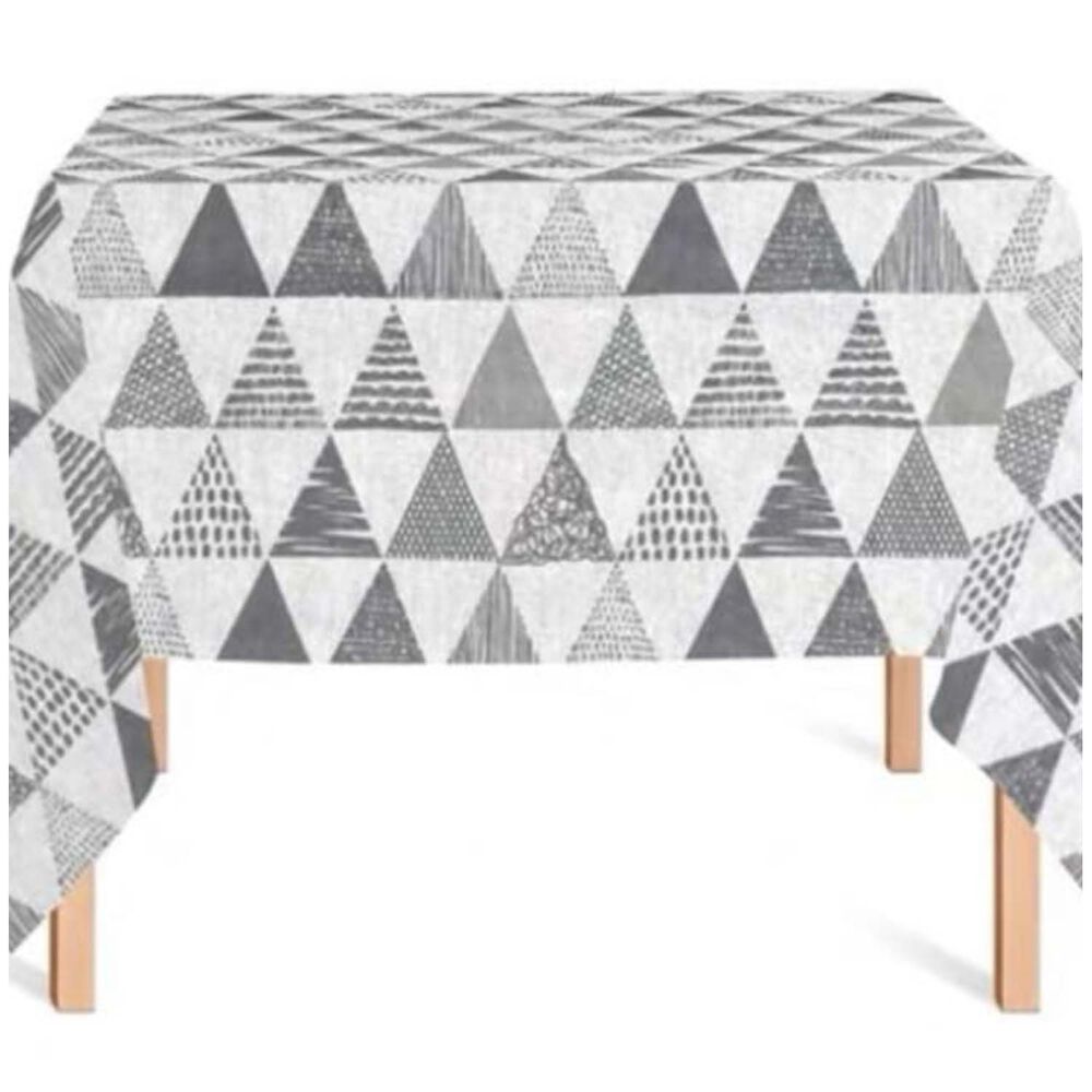 Mantel Para Mesa Rectangular De Lino De Algod&oacute;n 140x220cm Md09 image number 0.0