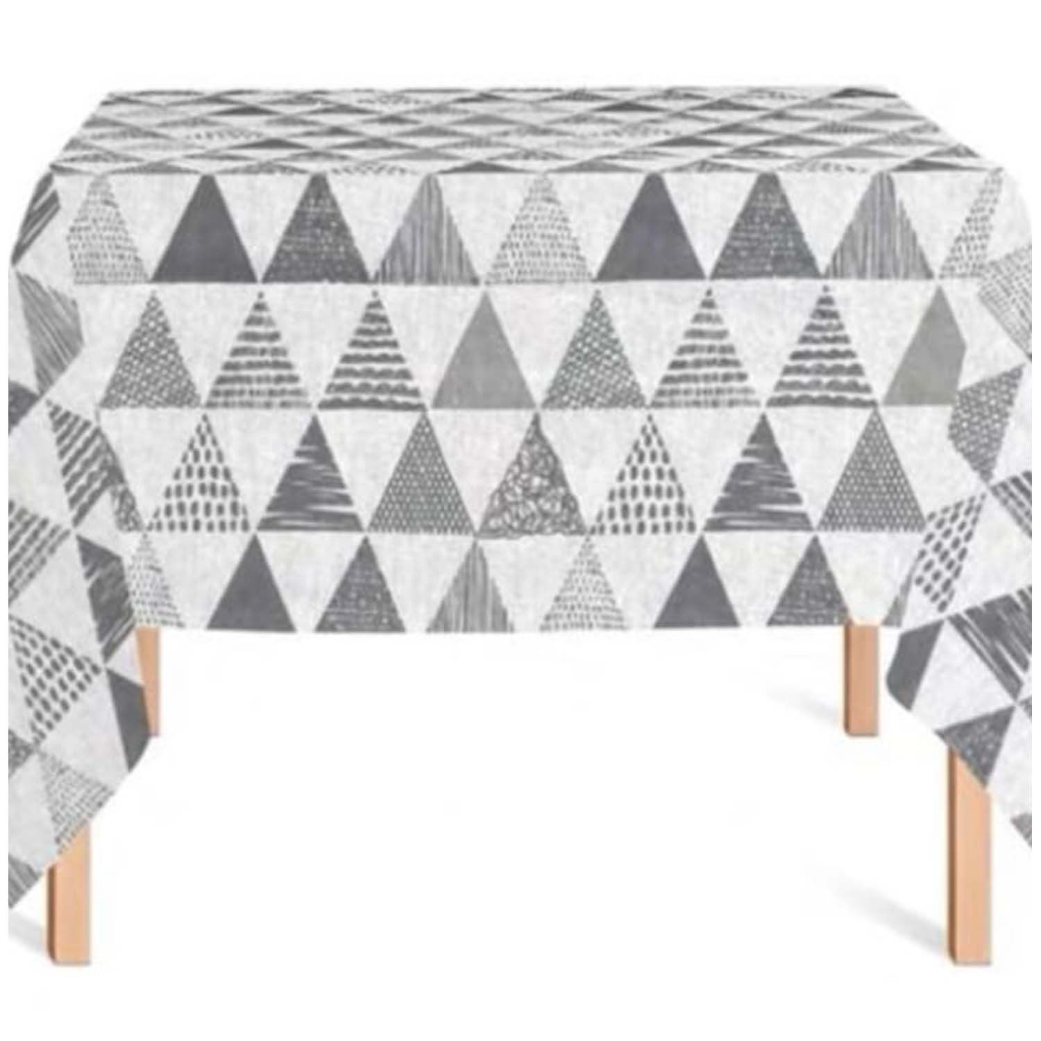 Mantel Para Mesa Rectangular De Lino De Algod&oacute;n 140x220cm Md09 image number 0.0