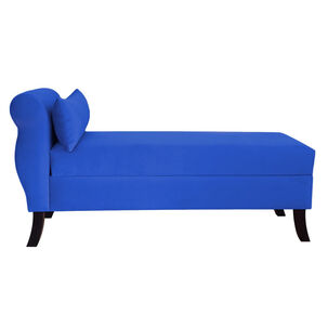 Banqueta Baúl New Diva Color Azul Rey