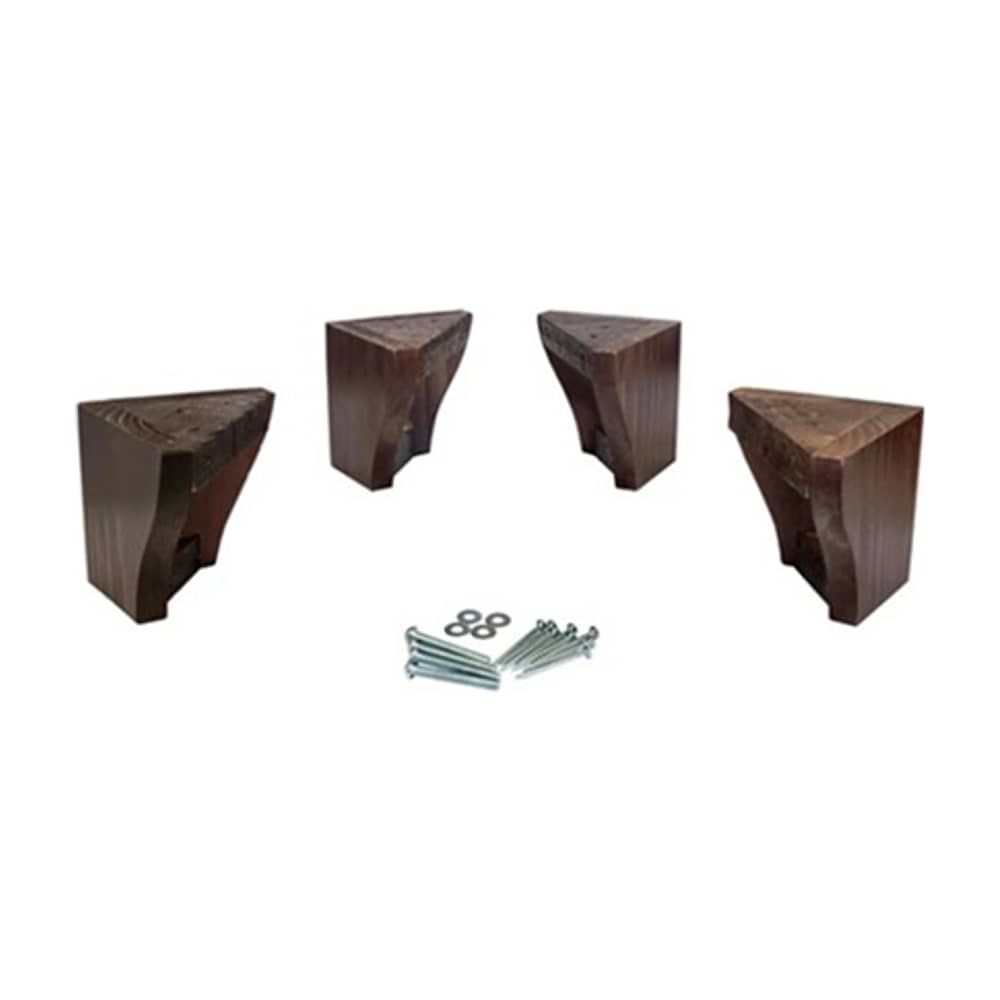 Base De Cama Ba&uacute;l Gris 1 Plaza Largo 200 Cm Con Patas De Madera 11 Cm image number 3.0