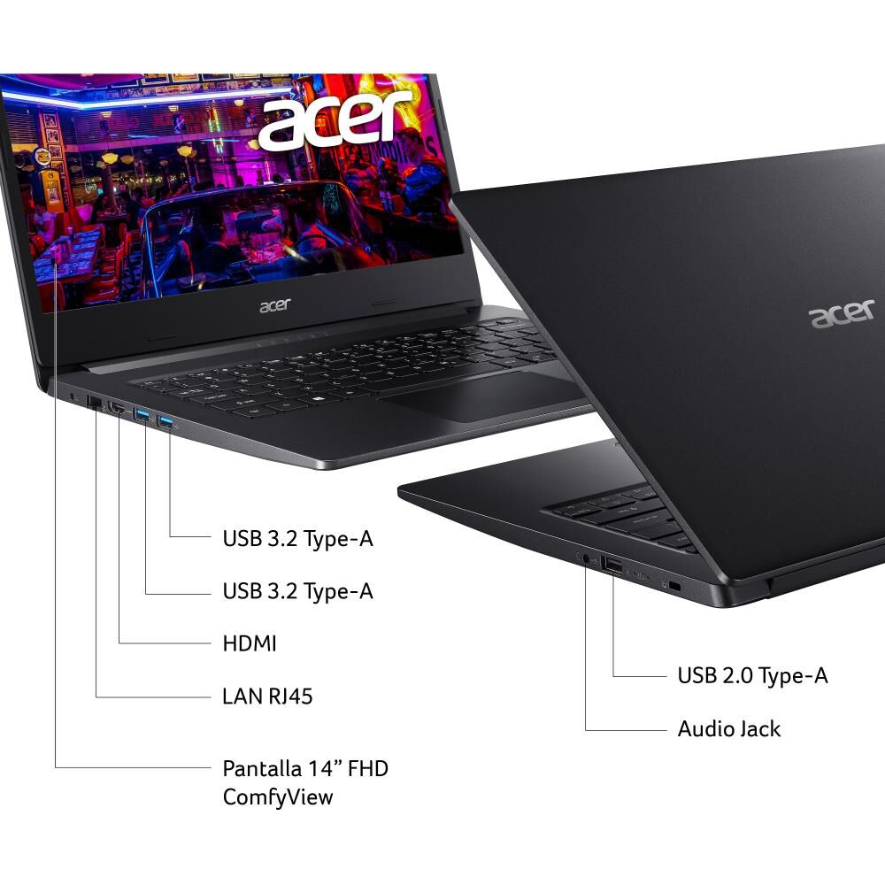Notebook 14" Acer ASPIRE 3 / AMD Ryzen 5 / 8 GB RAM / RADEON VEGA 8 / 256 GB SSD image number 5.0