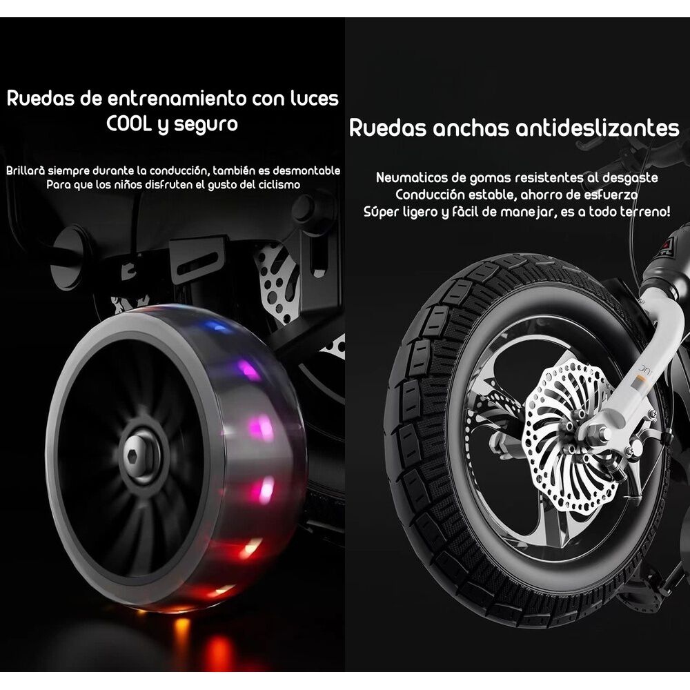 Bicicleta Infantil 5-8 Años Niña Aro 16 Lubabycas Rosada image number 6.0