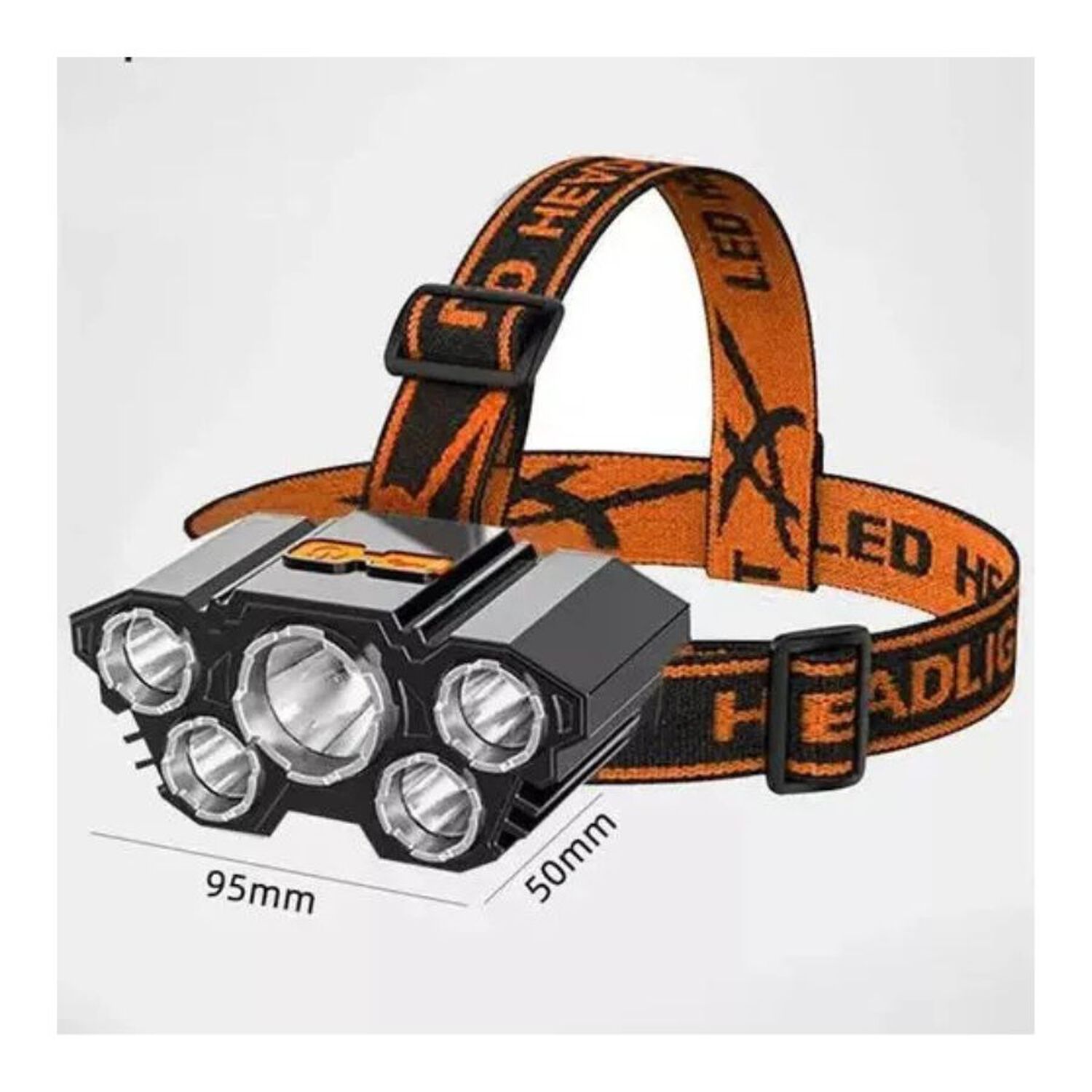 Linterna De Cabeza 5 Led Recargable image number 2.0
