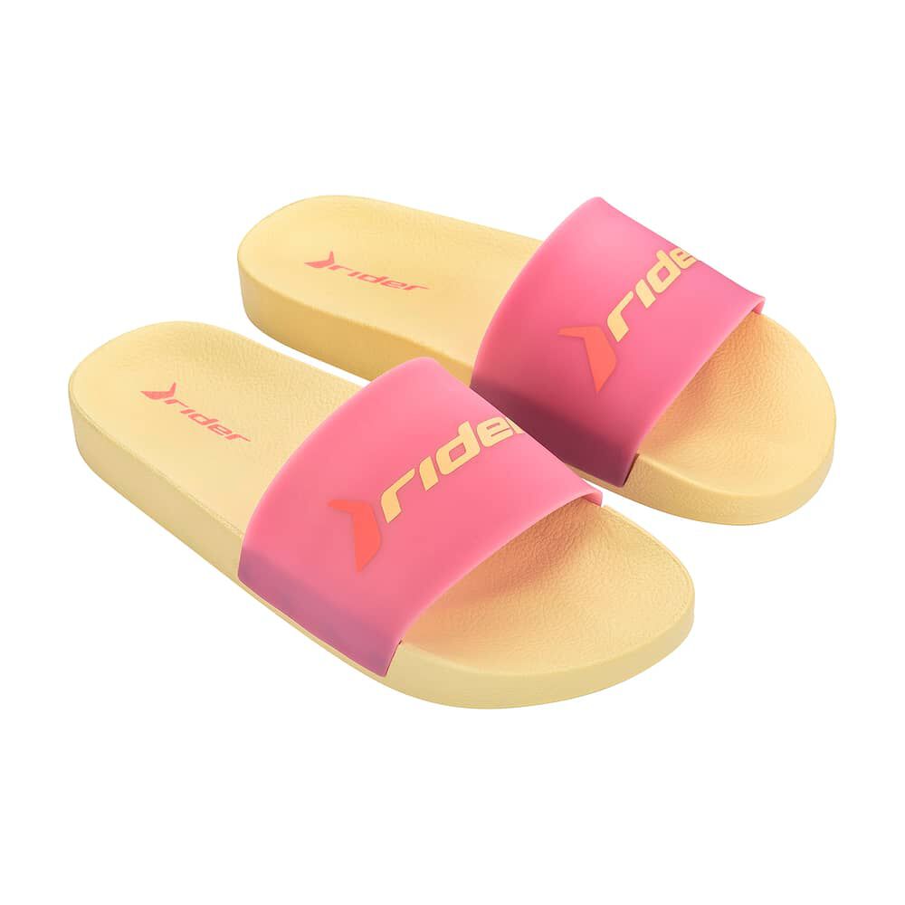 Sandalia Mujer Amarillo/lila Full Basic Rider image number 1.0