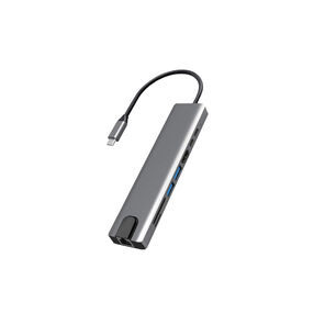 Hub Conector Tipo C 8 En 1 - Ps