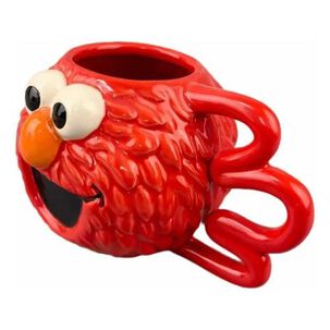 Tazón Cerámica 3d Elmo Sonrisas Plaza Sesamo