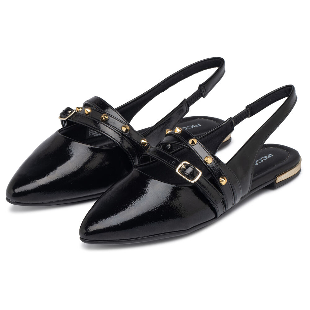Zapato Mujer Negro/dorado Ana Piccadilly image number 1.0
