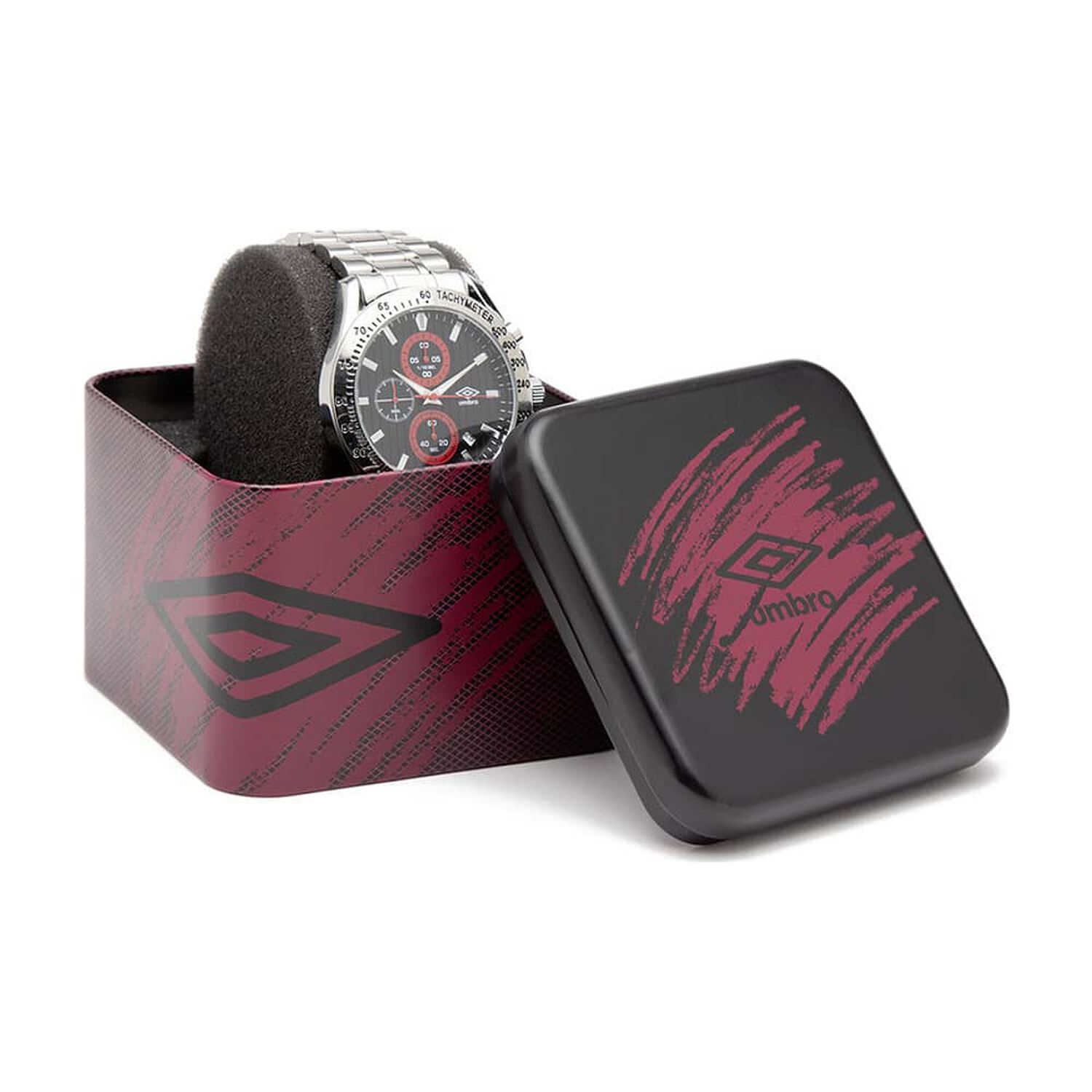 Reloj Umbro Plus Umbp-4700-1 Plateado Hombre image number 3.0