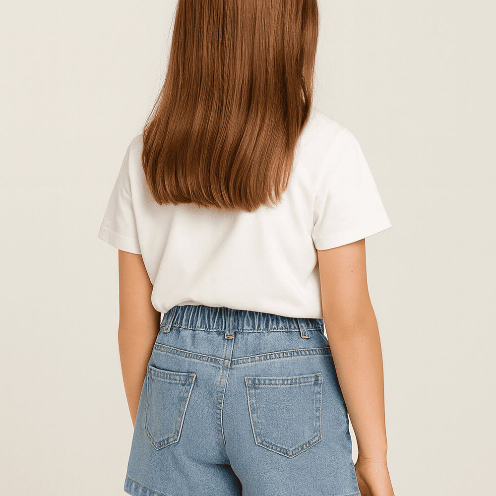 Falda Cargo Niña Con Bolsillos Moda Infantil 2025 image number 1.0