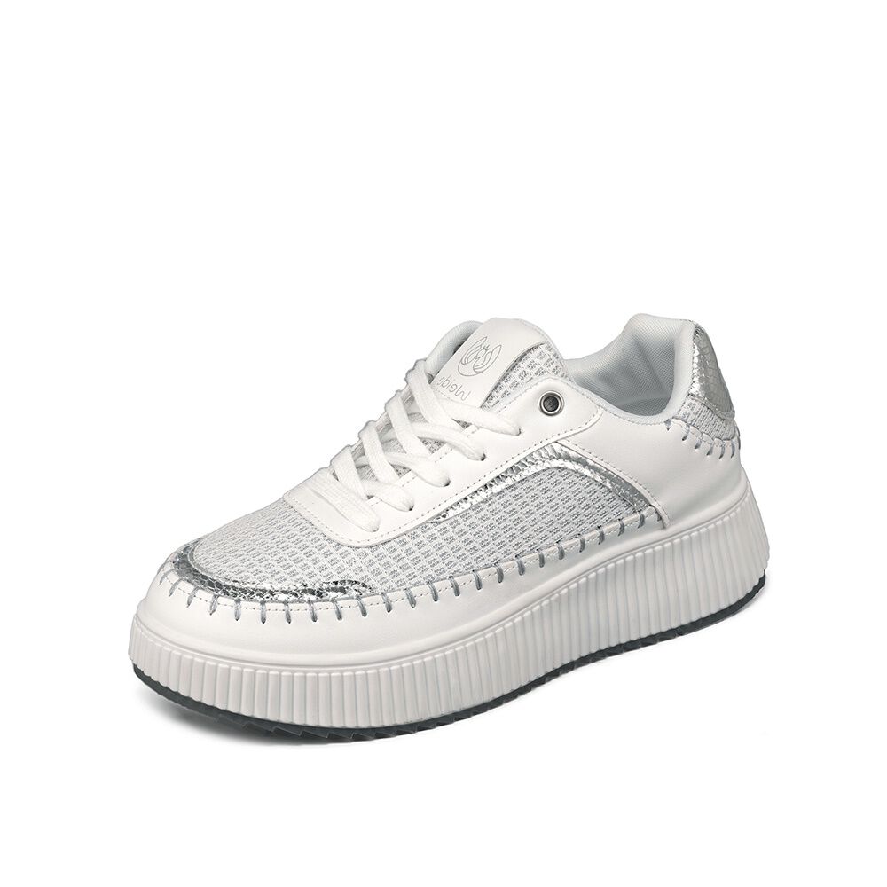 Zapatillas Urbanas Casual Cordones Mujer Weide Hx520 image number 4.0