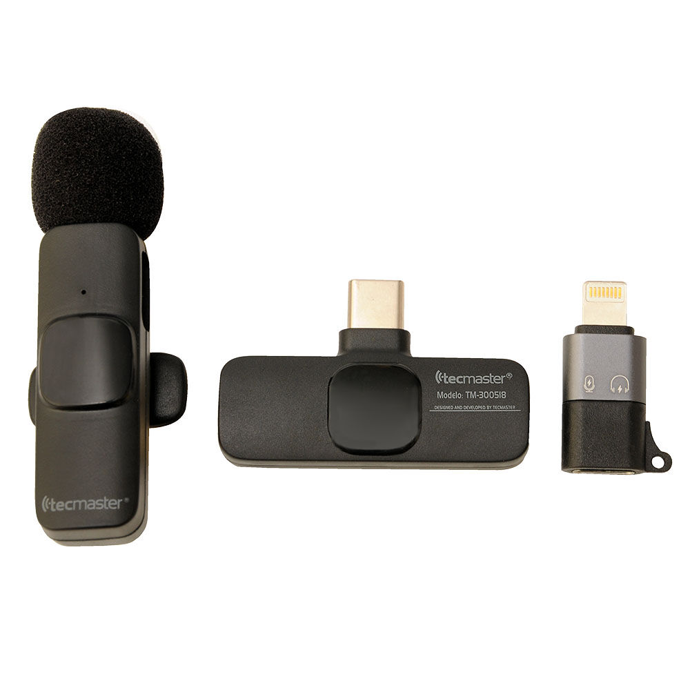 Micrófono Inalámbrico Para Iphone Ipad Y Android Tecmaster image number 0.0