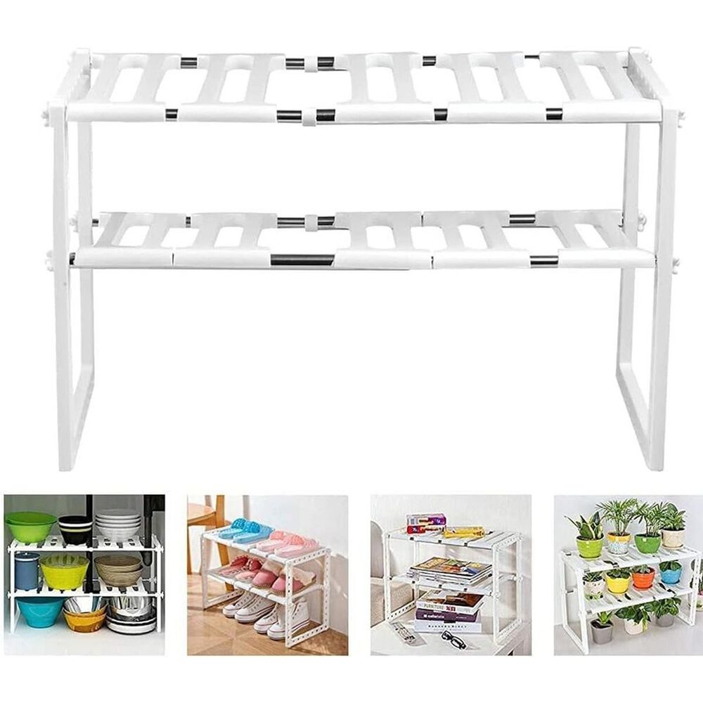 Organizador Estante Cocina Bajo Fregadero Ajustable 2 Niveles image number 0.0