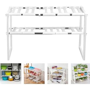 Organizador Estante Cocina Bajo Fregadero Ajustable 2 Niveles