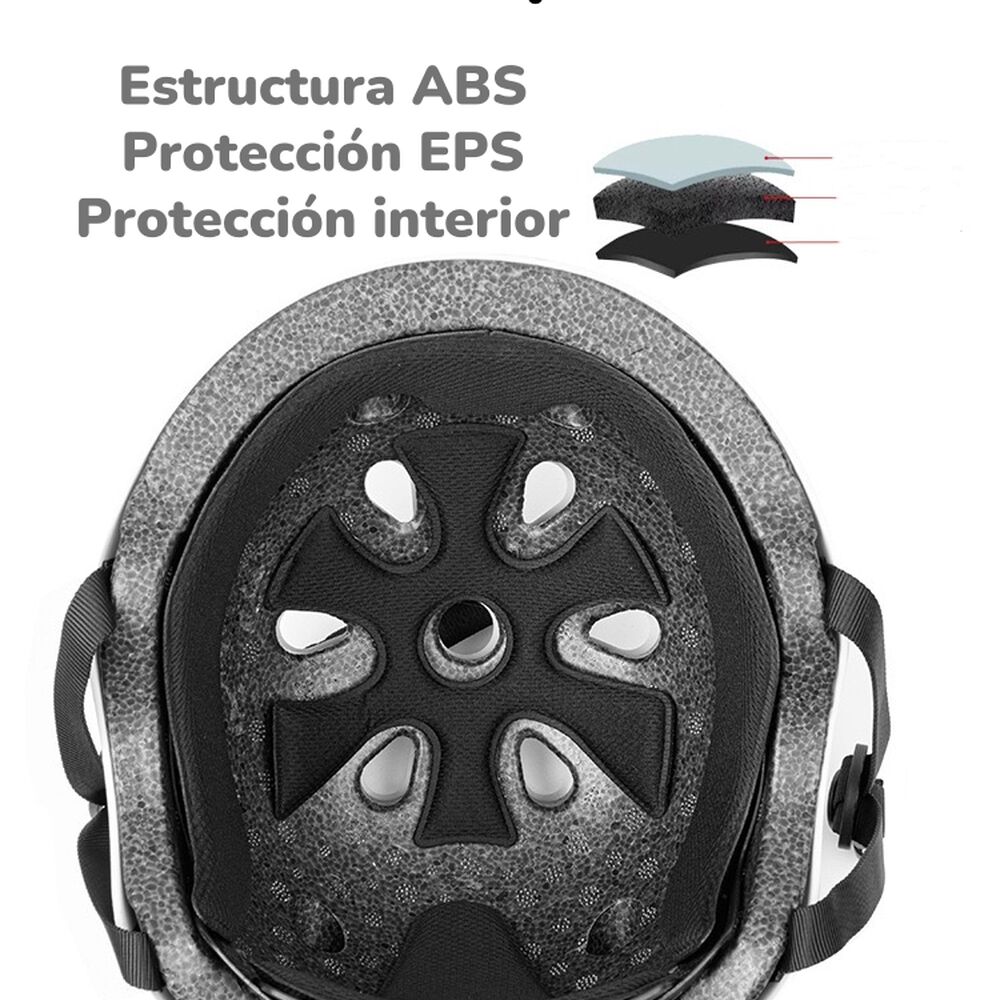 Casco Infantil Bicicleta Regulable Fantasy Blanco Lubabycas image number 3.0