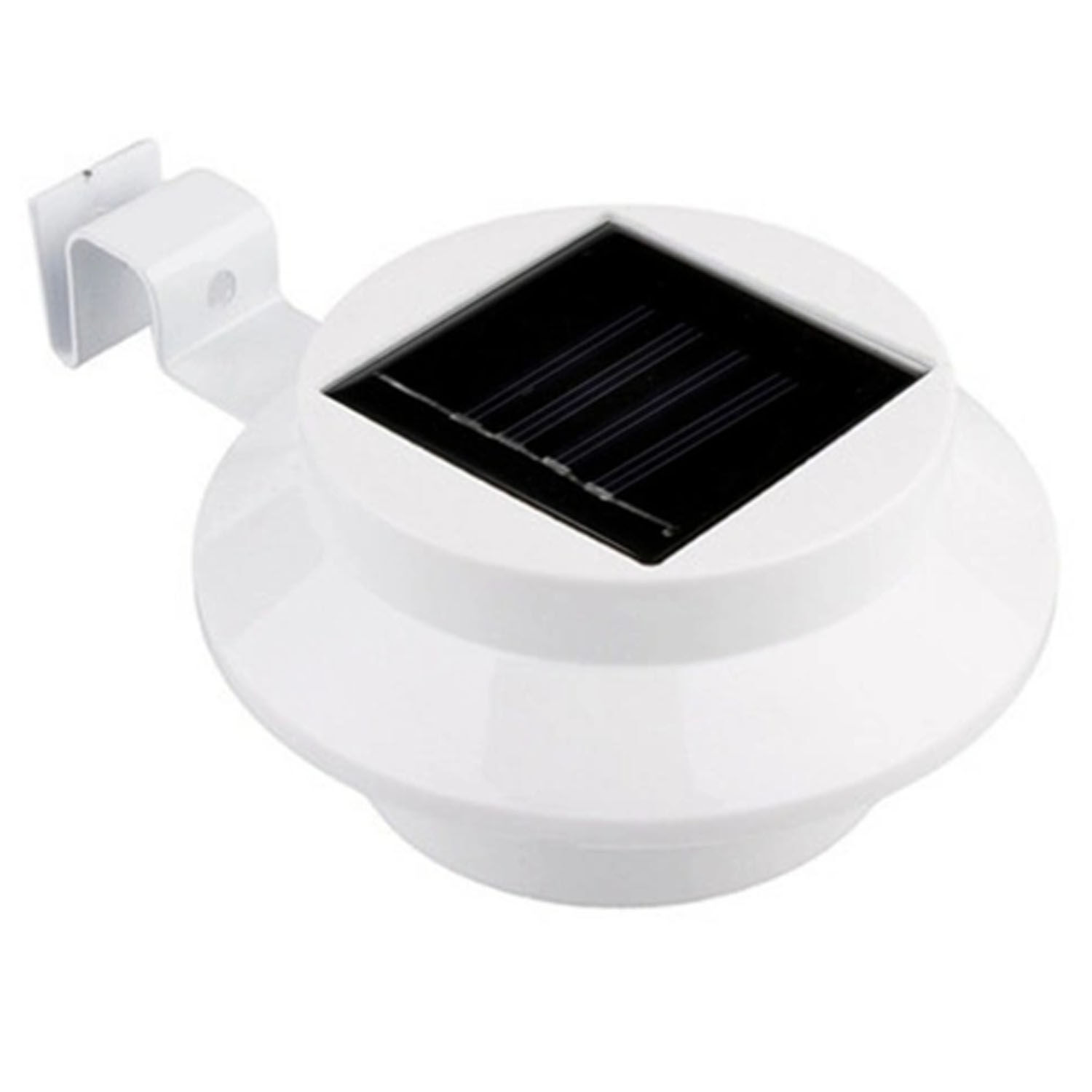 Foco Led Redondo Con Panel Solar 3.7v Blanco image number 0.0
