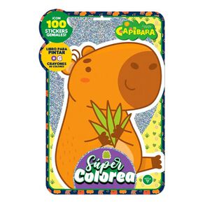 Libro Super Colorea Capibara Vertice
