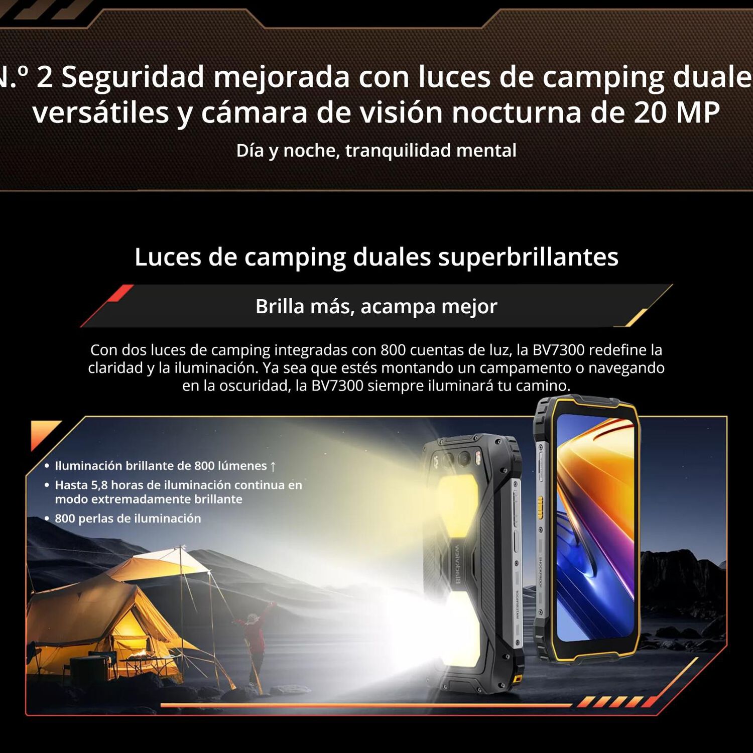 Blackview Bv7300 - Smartphone Rugged 6.67" 50 Mp + C&aacute;mara Nocturna, 15.000 Mah image number 6.0