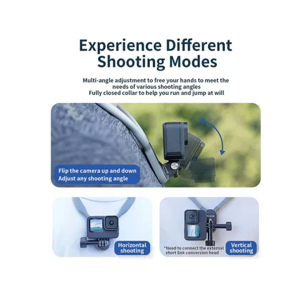 Soporte De Cuello Telesin Para Gopro Max, 12, 11, 10, 9 image number 2.0