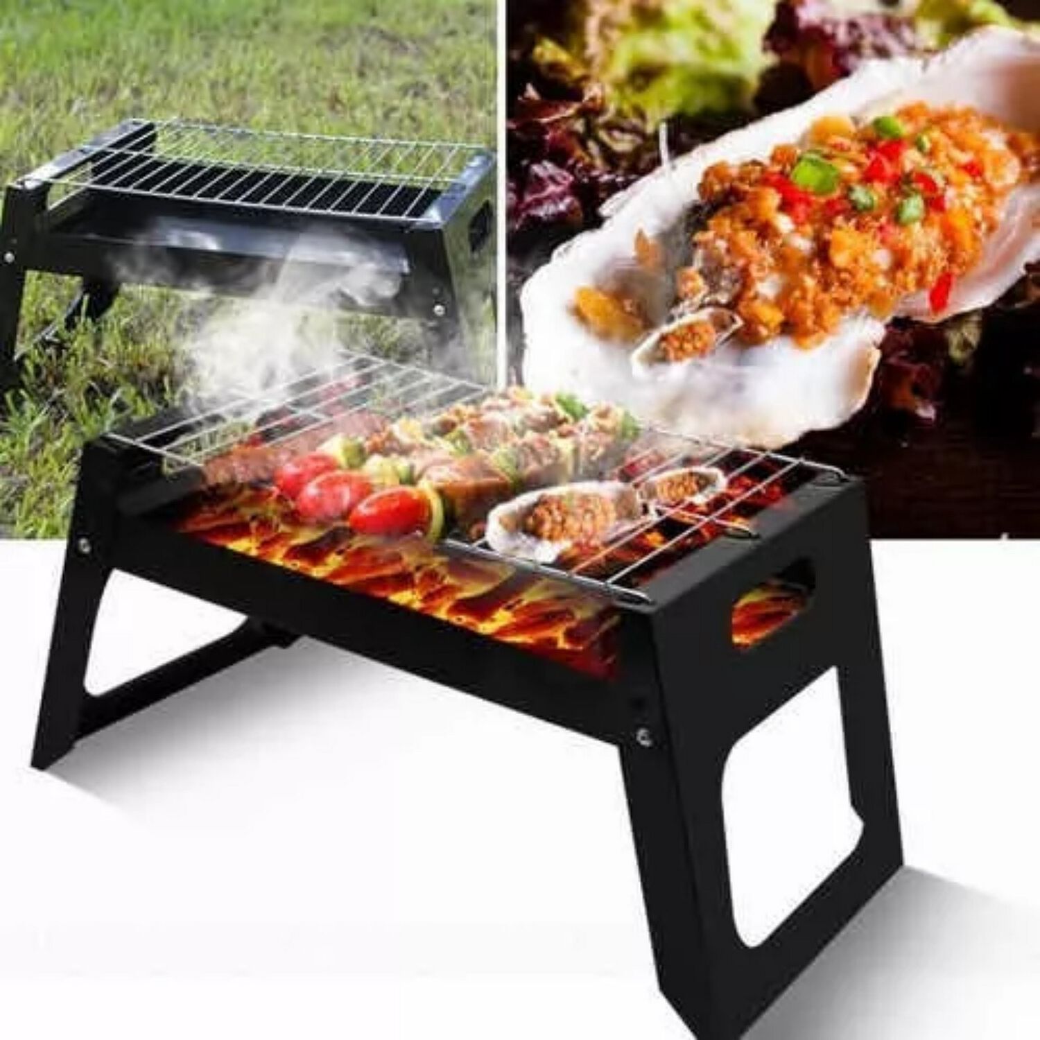Mini Parrilla Carb&oacute;n Port&aacute;til Asado 47x22x22.5 Cm image number 3.0
