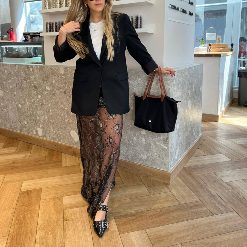 Ballerinas Negro Mujer Casuales Chalada Slik-1 image number 11.0