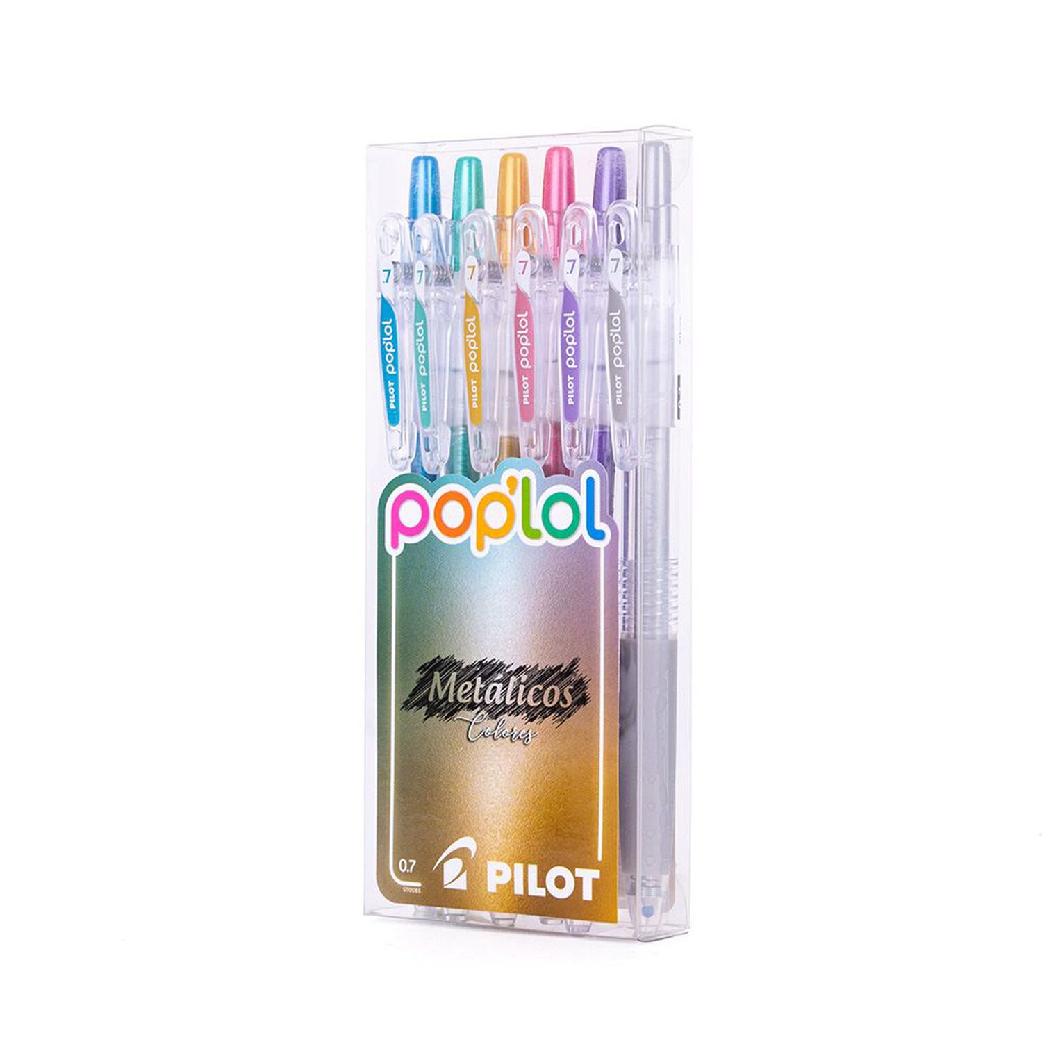 Pop'lol Metalicos 6 Colores image number 1.0