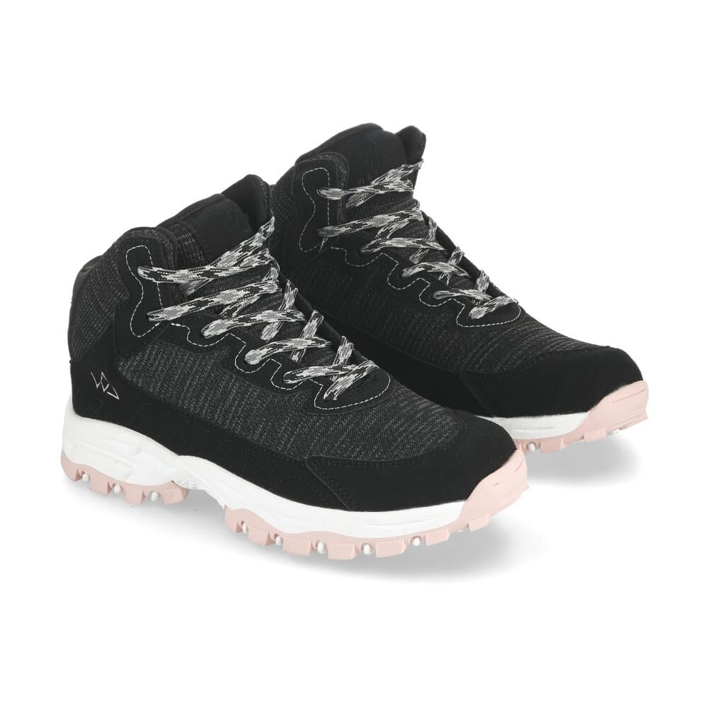 Zapatilla Outdoor Mujer Wetland Negro image number 1.0