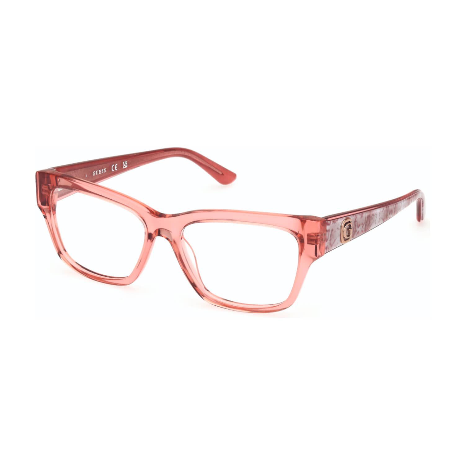 Lentes &Oacute;pticos Rosado Transparente Guess image number 1.0