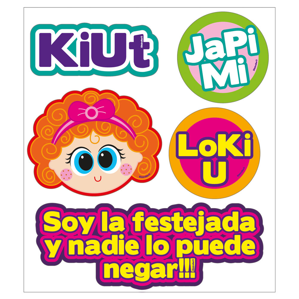 Set Cumpleaños Distroller Para 6 Personas Cotillón Pronobel image number 11.0
