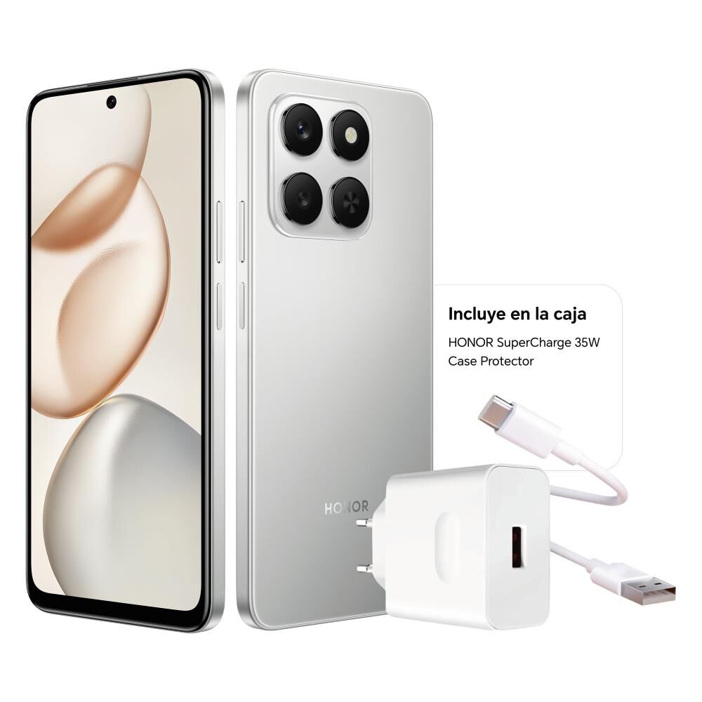 Smartphone Honor H400 Smart / 5G / 256 GB / Silver / Liberado image number 1.0