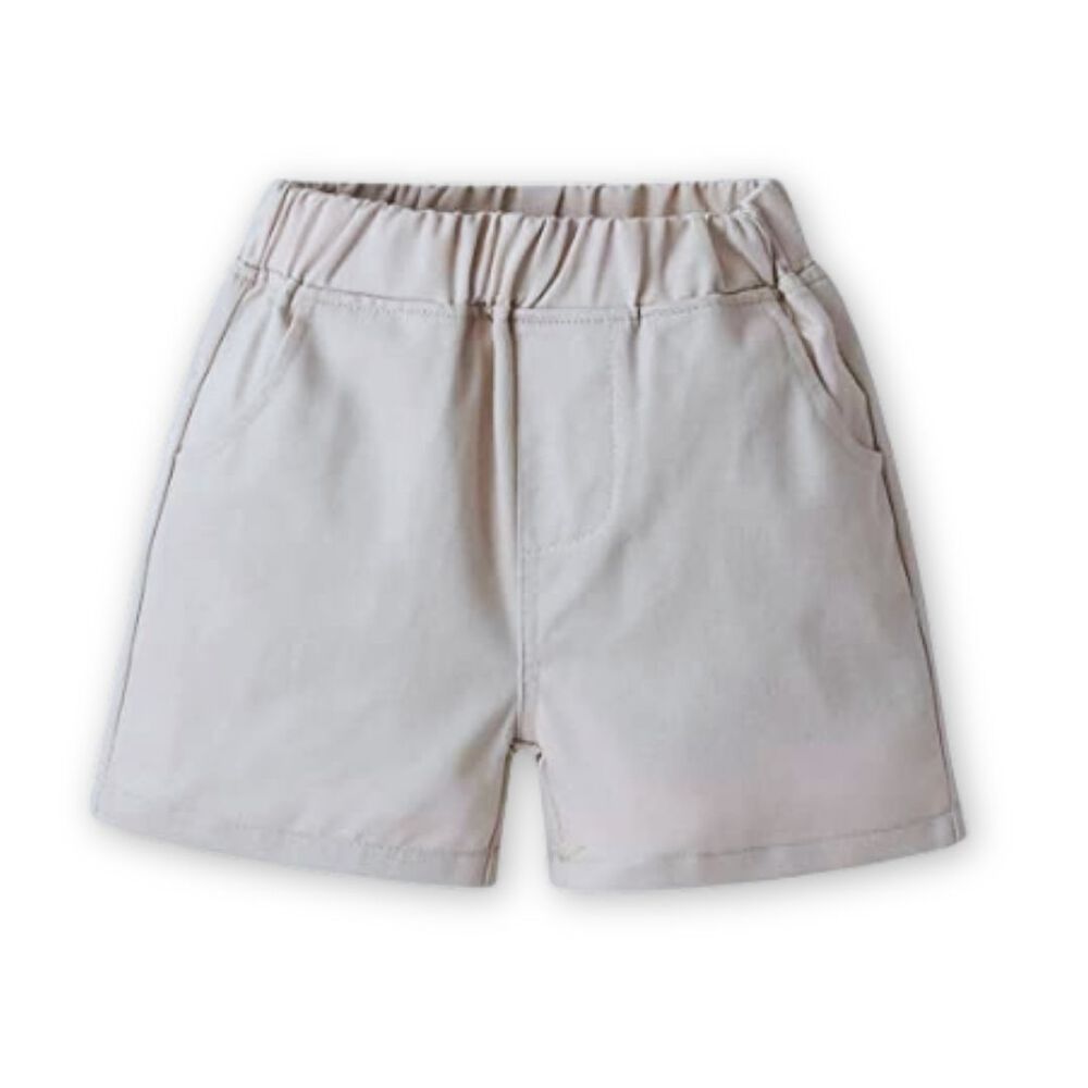 Conjunto De Vestir Hawaiano Manga Corta Niño 1 A 5 Años Beige Hawaiano image number 4.0