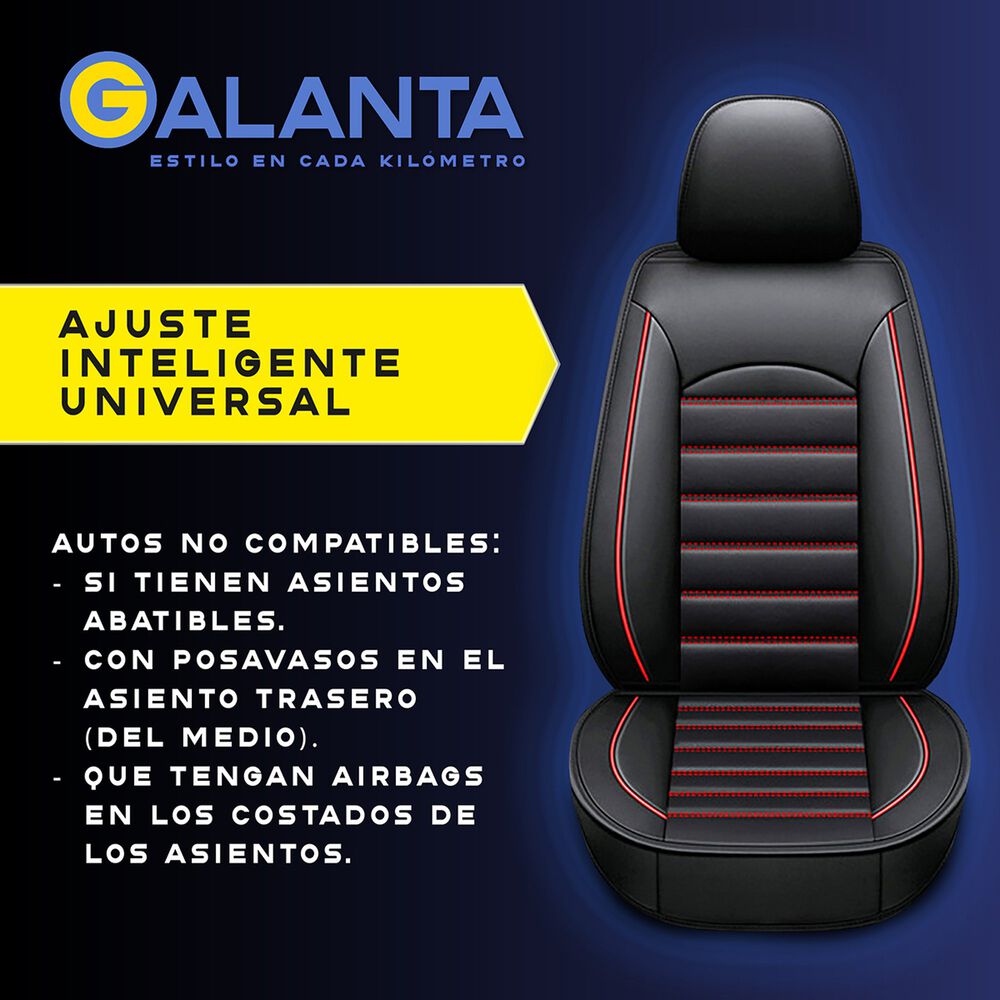 Funda Cubre Asiento Ecocuero Galanta Set 5 Asientos Luxury image number 1.0