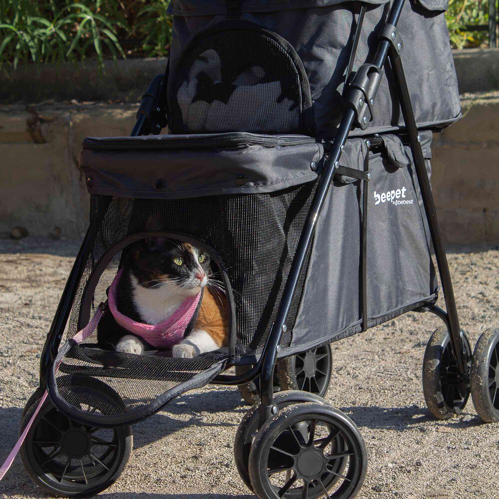 Coche Mascotas Duopet Doble Gris image number 6.0