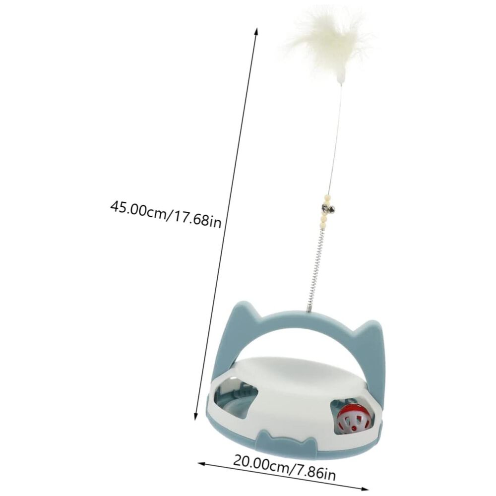 Juguete Interactivo Para Gatos Mascotas Varita Teaser Con Pelotas image number 1.0