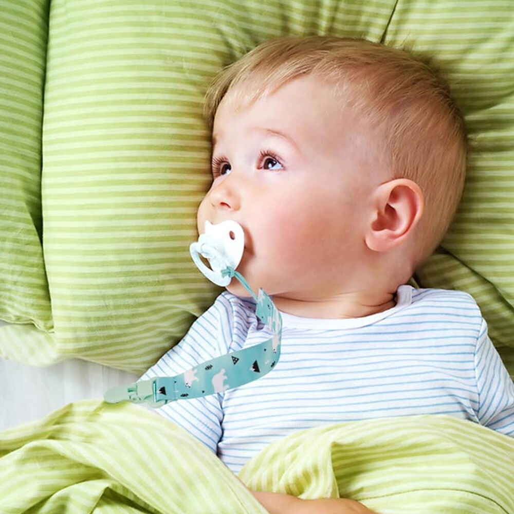Porta Chupete De Cinta Clips De Tela Para Bebe Afirma Tete image number 5.0