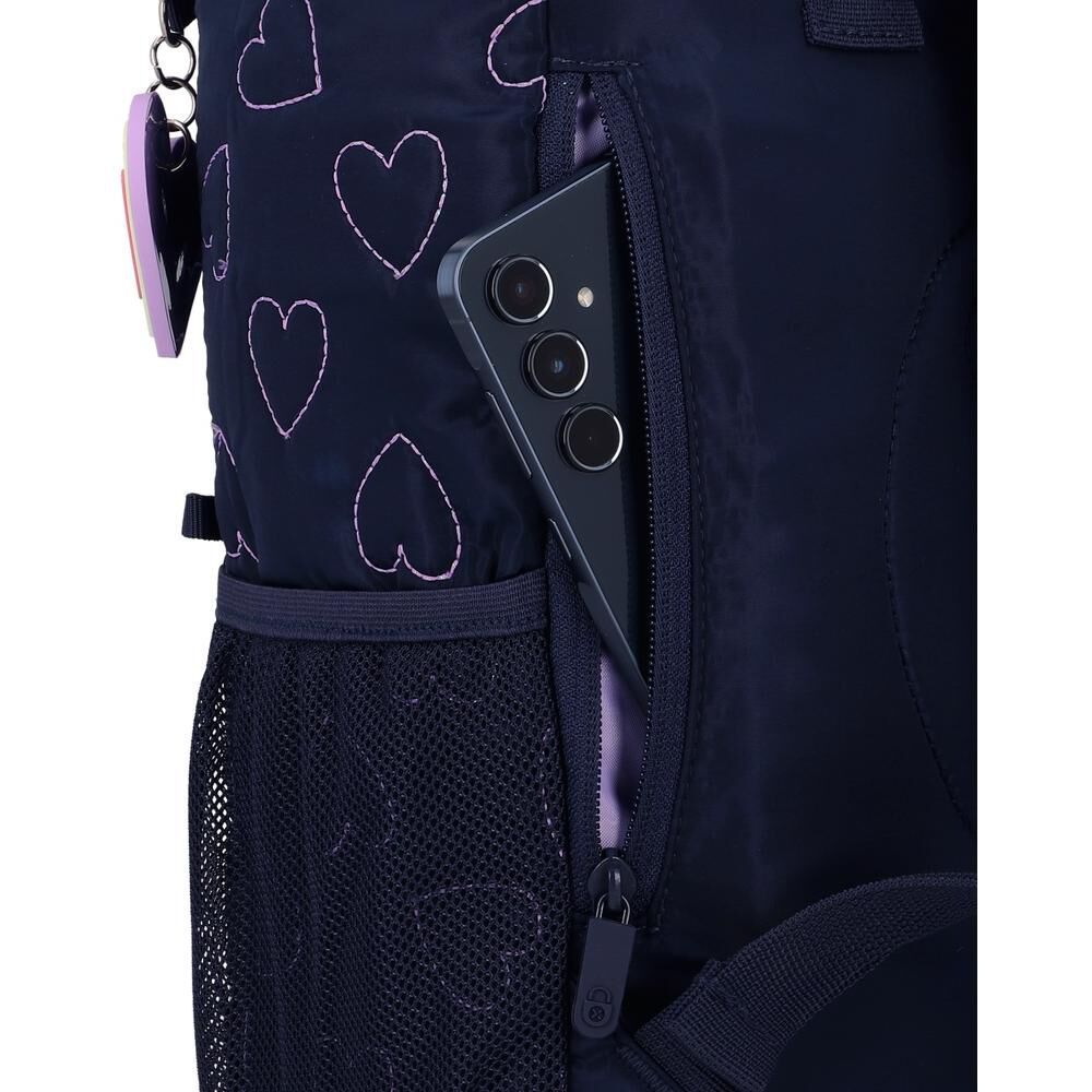 Mochila Notebook Xtrem Leia 6xt Corazones Azul 15" image number 6.0