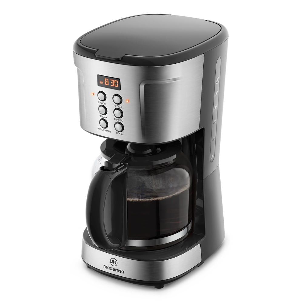 Cafetera El&eacute;ctrica Mademsa 1,5l Proglamable 900w Mcm30 image number 6.0