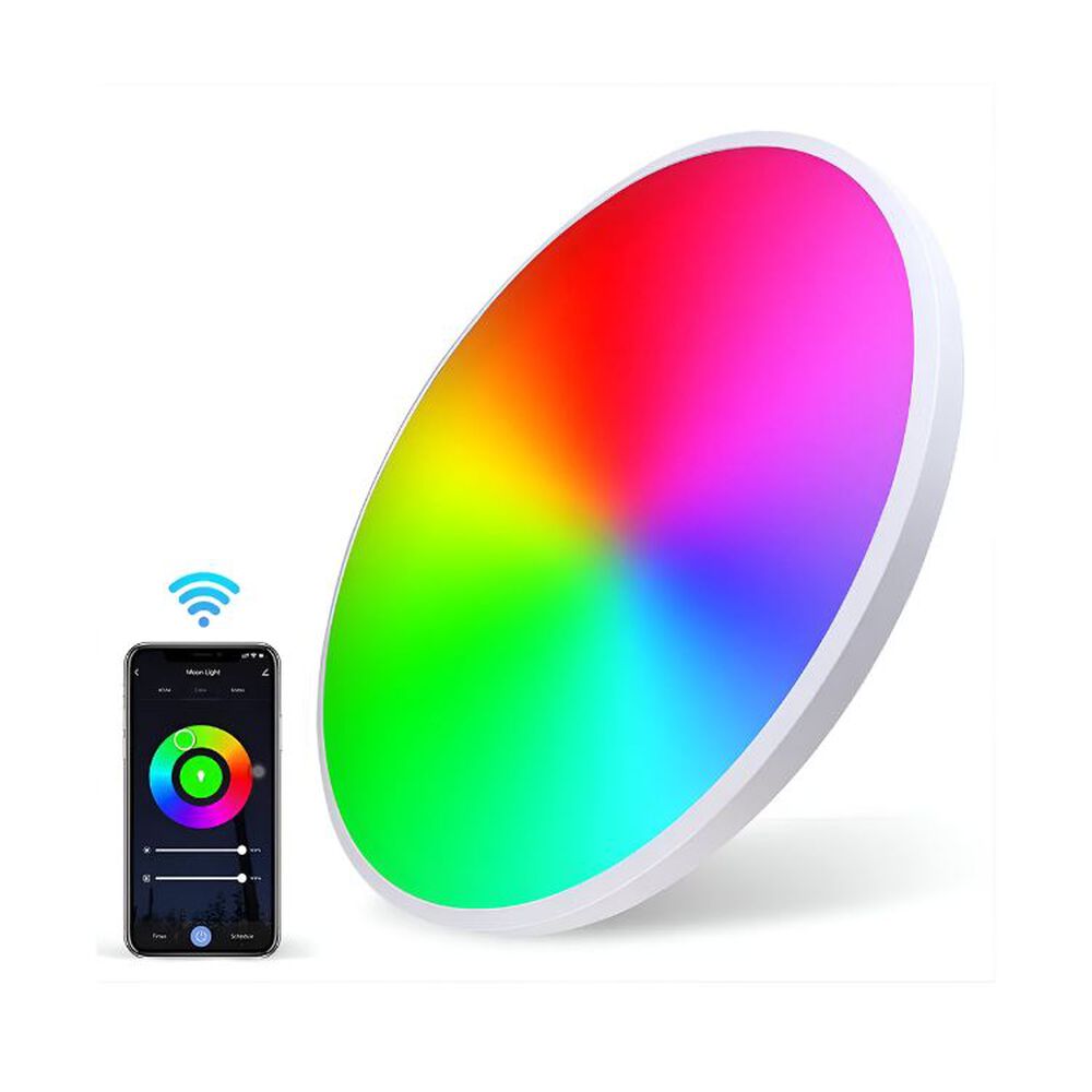 Lampara Led Rgb De Techo 24w Moderna - Wifi + Control image number 3.0