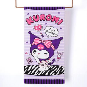 Toalla De Playa Infantil Sanrio-kuromi / 140x70 Cm
