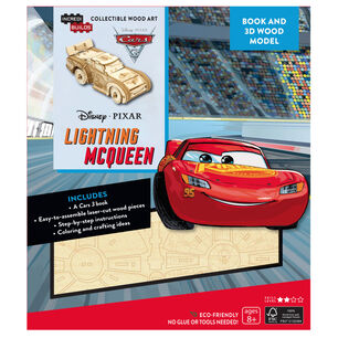 Disney Pixar Cars 3 Libro Y Modelo Armable En Madera