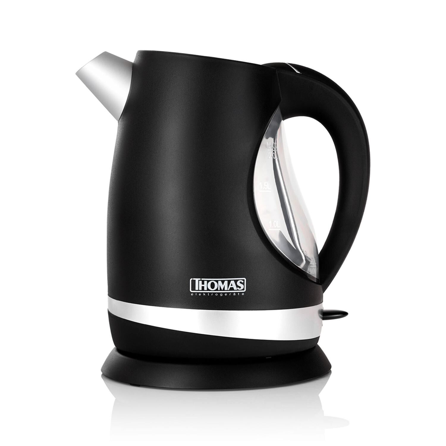 Hervidor Electrico 2l 2200w Negro Th-4515n Thomas image number 0.0